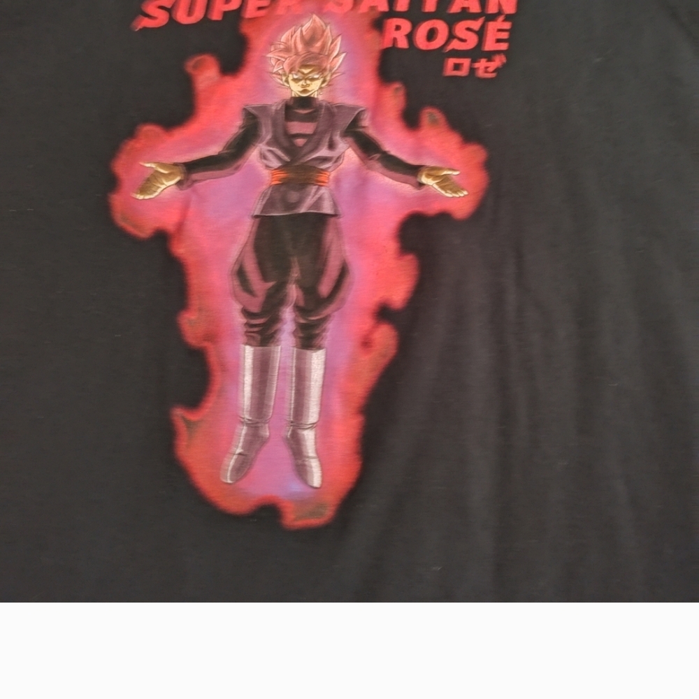 Super Saiyan Rosé Black T-Shirt